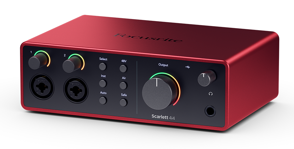 Focusrite Scarlett 4i4 4th Gen, 4-in, 4-out USB audio interface